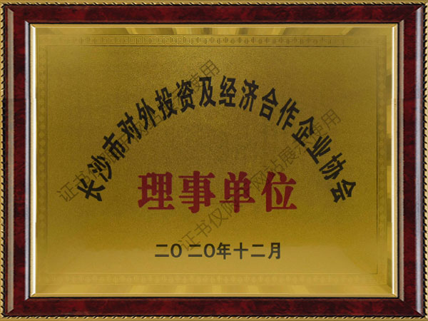 理事單位-長(zhǎng)沙市對(duì)外投資及經(jīng)營(yíng)合作企業(yè)協(xié)會(huì)