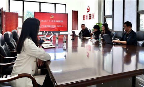 聚焦二十大 |威勝集團黨委專題學(xué)習(xí)黨的二十大精神