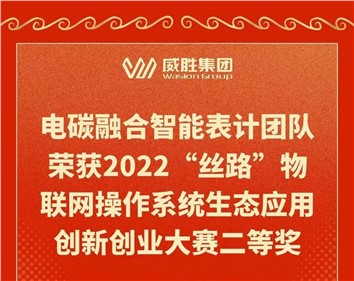 電碳融合智能表計(jì)團(tuán)隊(duì)榮獲2022“絲路”物聯(lián)網(wǎng)操作系統(tǒng)生態(tài)應(yīng)用創(chuàng)新創(chuàng)業(yè)大賽二等獎