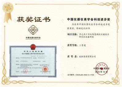 喜訊|威勝集團(tuán)榮獲多項(xiàng)中國儀器儀表學(xué)會科技進(jìn)步獎
